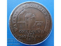 Anglia 1 Penny 1812 Rare Original