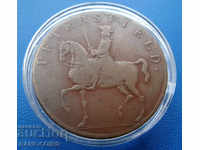 England ½ Penny 1793 Rare Original