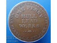 Anglia 1 Penny 1812 Rare Original