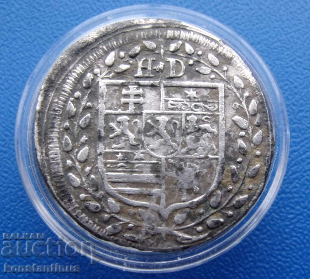 Дармщадт  Ернст Лудвиг  2 Албус 1694 I.A.R.  Rare с цена € 28.12 | 55.00 лв.