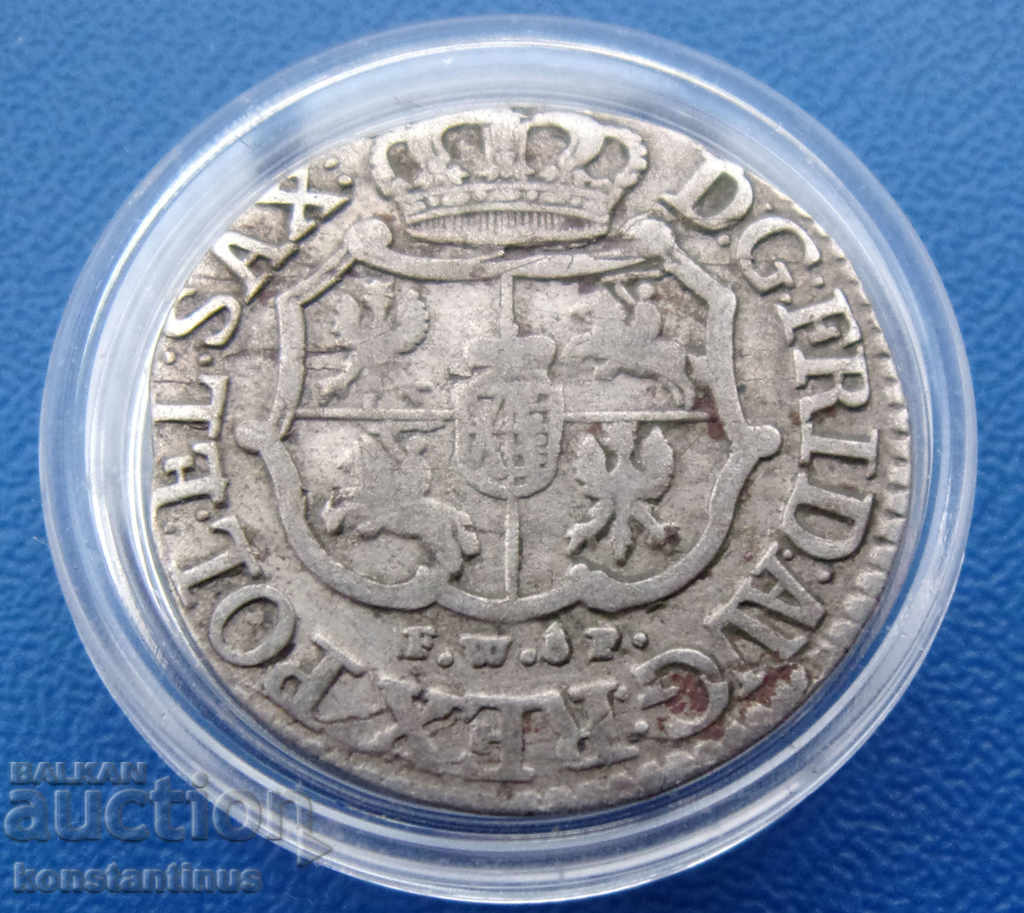 Saxony Dresden Coin Silver 1763 FWôF Rare