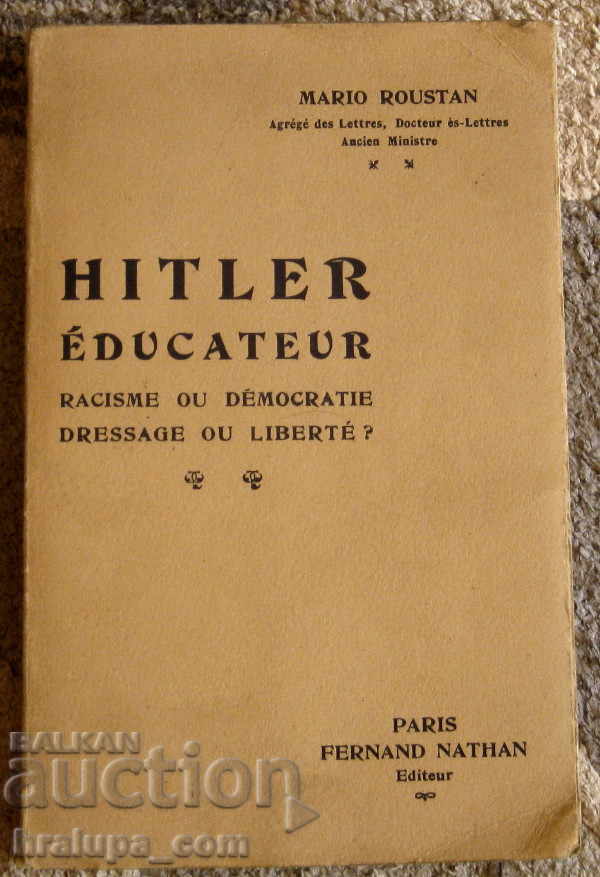 Cartea Hitler educator Hitler educator biblioteca personală