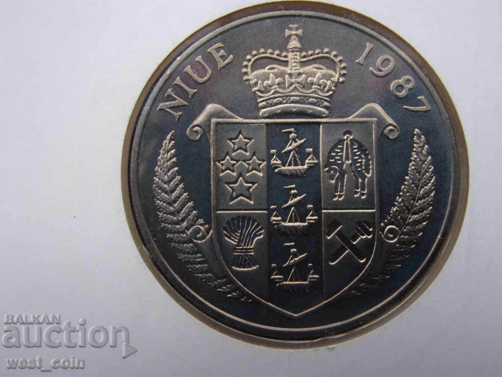Нюе NUMISBRIEFE   5  Долара  1987  UNC Rare - 6