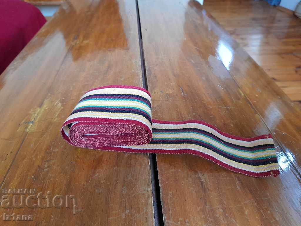 Belt for folk costume, fabric