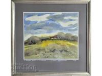 Watercolor by the great artist STOLETNIKA Sava Tsonovski 2a