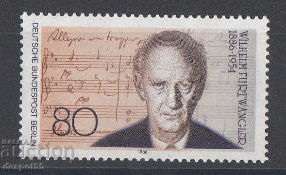 1986. Βερολίνο. Wilhelm Furtwängler - μαέστρος.