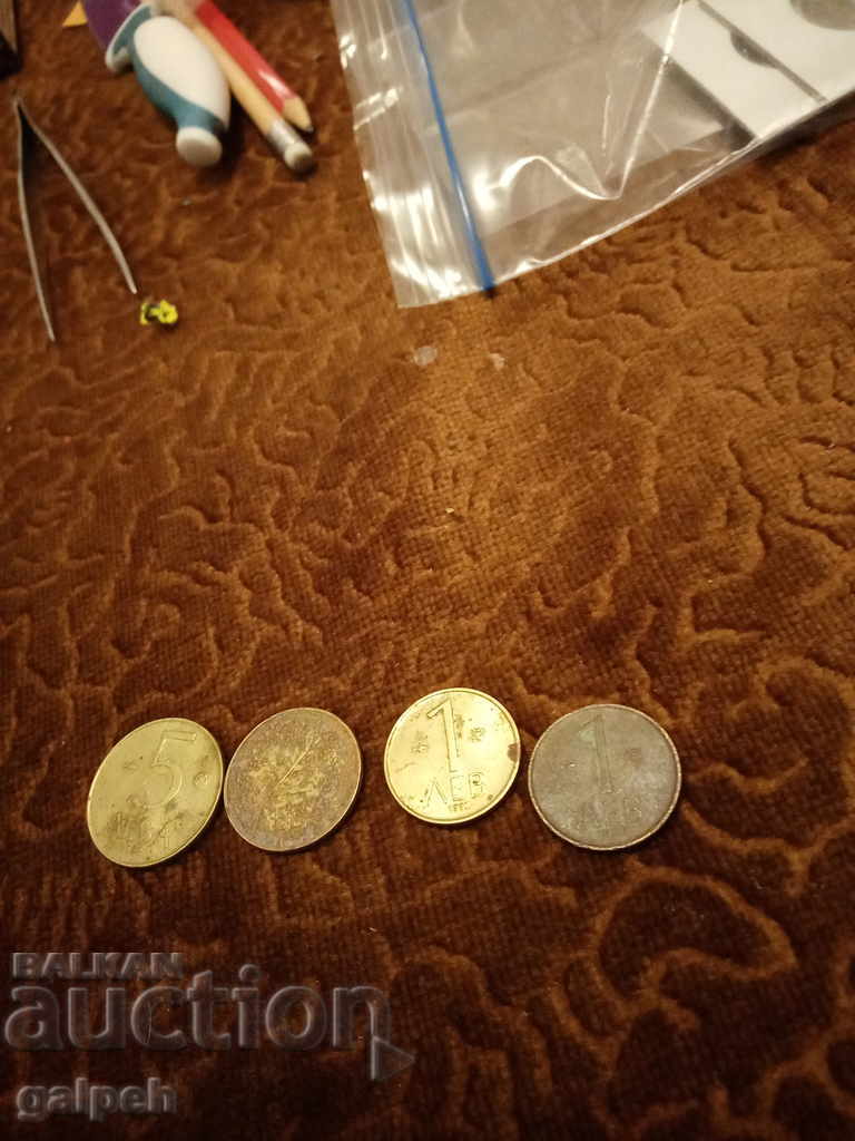 ΒΟΥΛΓΑΡΙΑ -15 τεμ. - 1,2,5 λέβα 10.20 st -1992 - από 2.2 BGN με τιμή 2.20 BGN | € 1.12