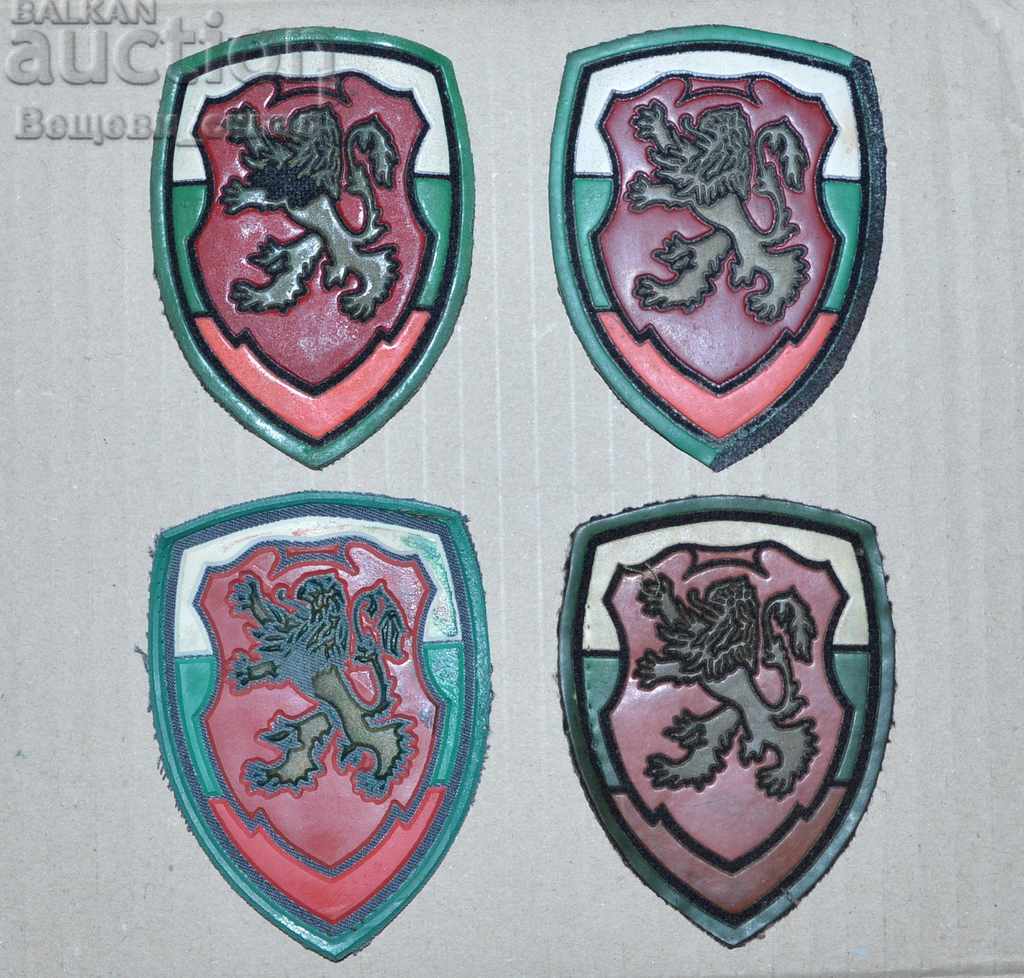embleme ale armatei bulgare 4 buc.