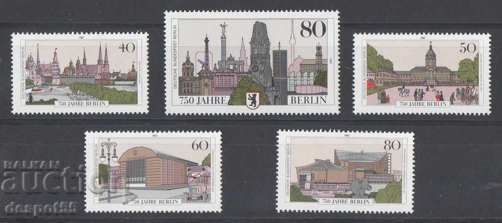 1987. Берлин. 750 г. от основаването на Берлин.