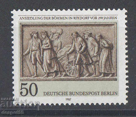 1987. Βερολίνο. 250 χρόνια του οικισμού της Βοημίας στο Riksdorf.