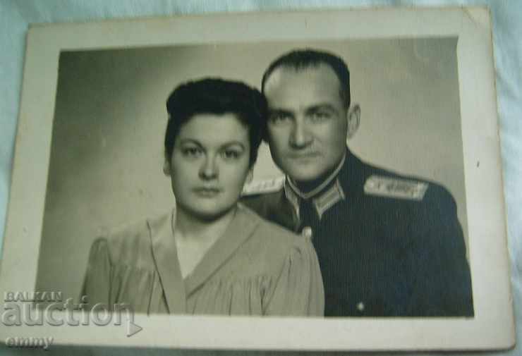 Old family photo soldier military officer uniform with price 7.00 BGN | € 3.58
