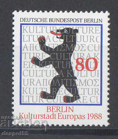 1988. Berlin. Berlin - The cultural city of Europe.
