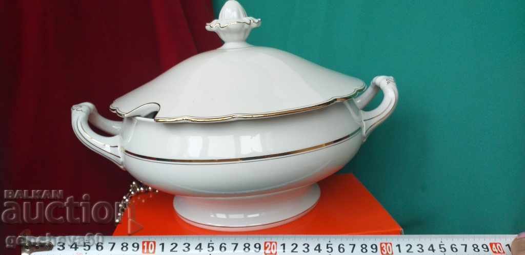 Stylish large PMR BAVARIA porcelain soup bowl with price 60.00 BGN | € 30.68