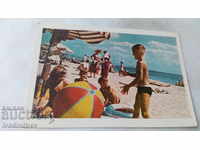Пощенска картичка Несебър Плажът