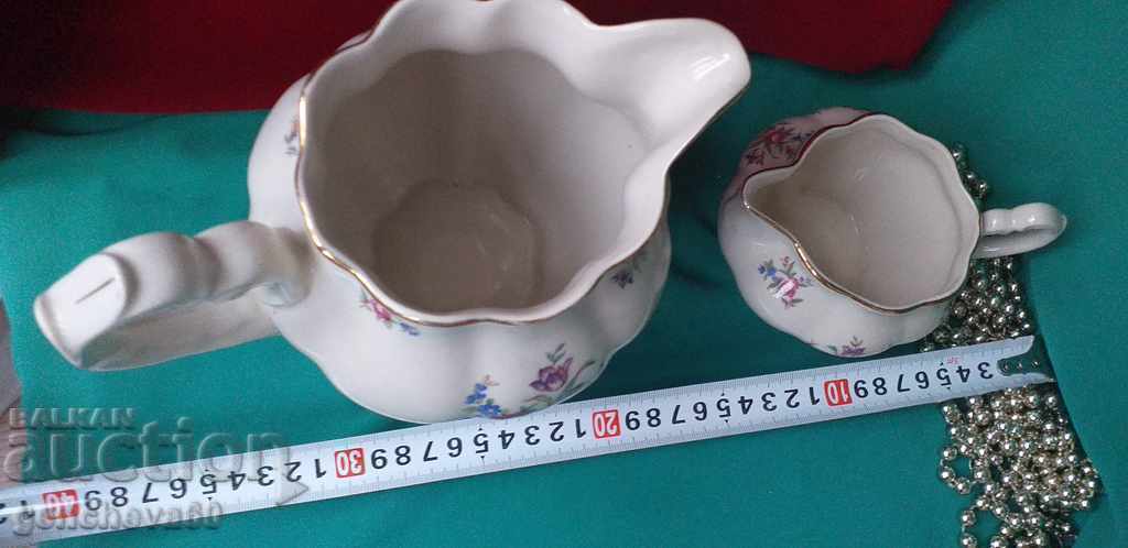 Rare ulcioare de portelan cu motive florale POLONIA - 7 Rare ulcioare de portelan cu motive florale POLONIA - 7