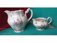 Rare porcelain jugs with floral motifs POLAND