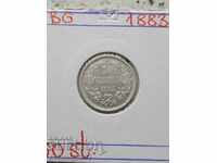 50 de cenți 1883 Argint