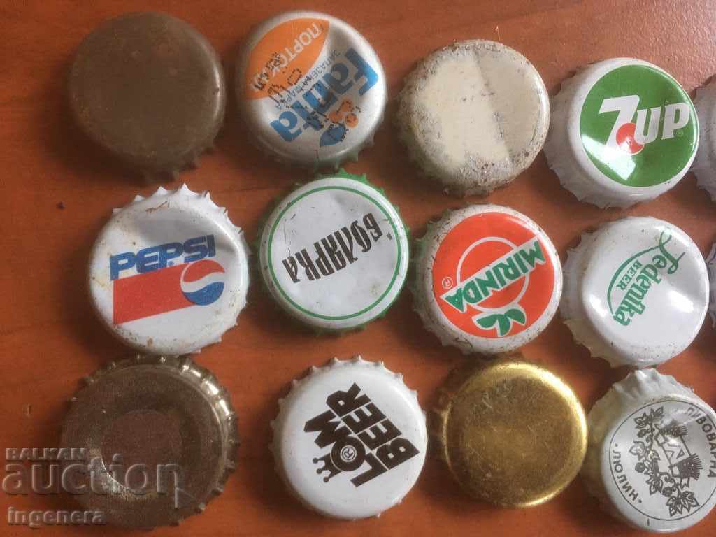 Auction LEMONADE CAP BEER METAL-15 PCS Auction LEMONADE CAP BEER METAL-15 PCS