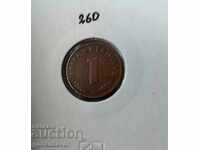 Γερμανία Τρίτο Ράιχ 1 pfennig 1939