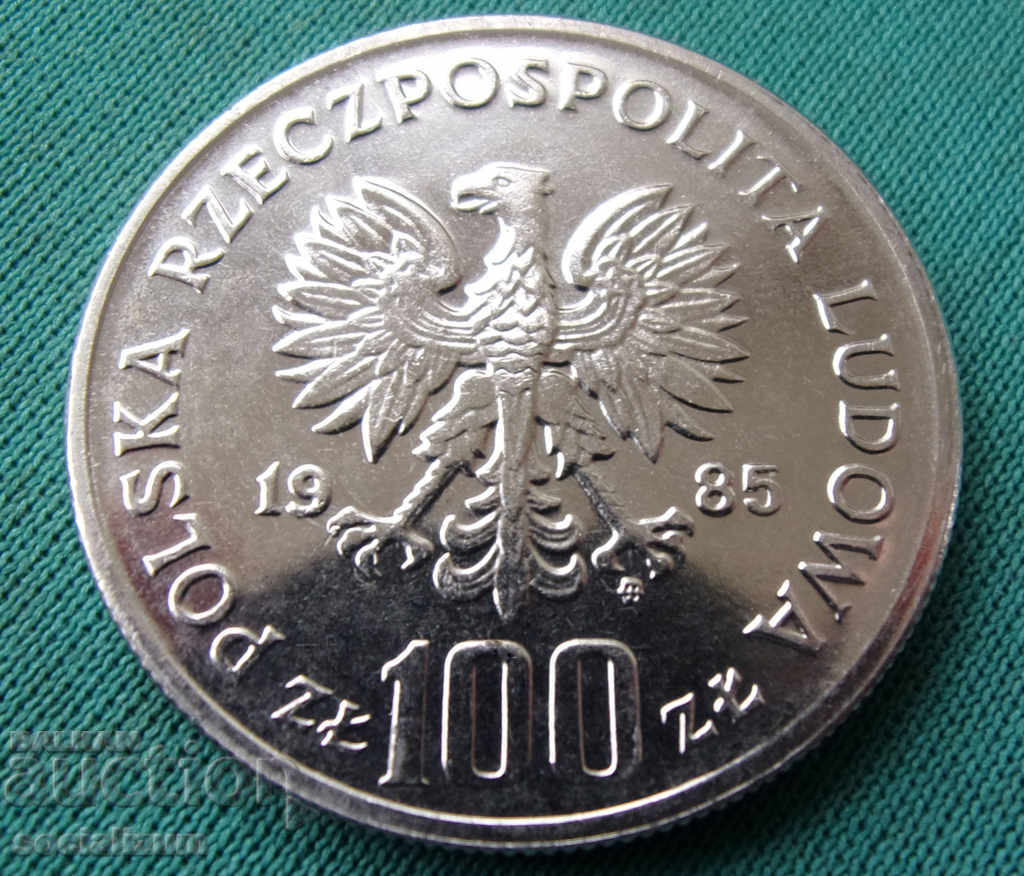 Polonia 100 PLN 1985 UNC Rare cu preț € 5.11 | 9.99 BGN