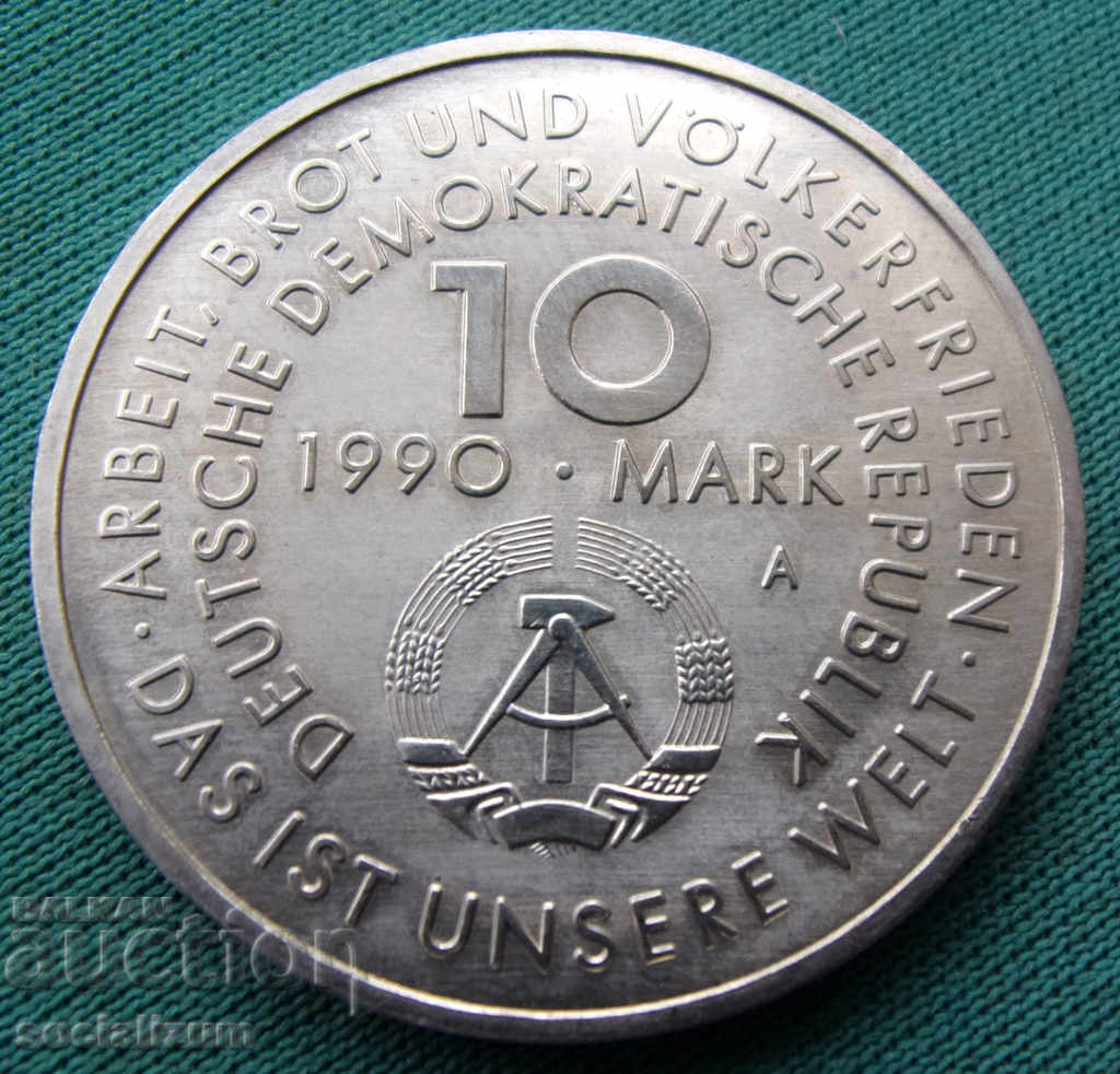 ГДР  10 Марк  1990  UNC Rare