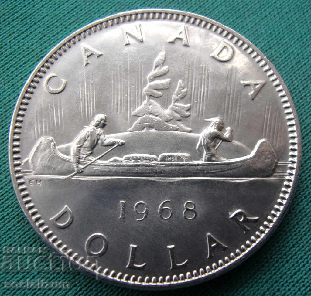 Canada 1 dolar 1968 UNC Rare