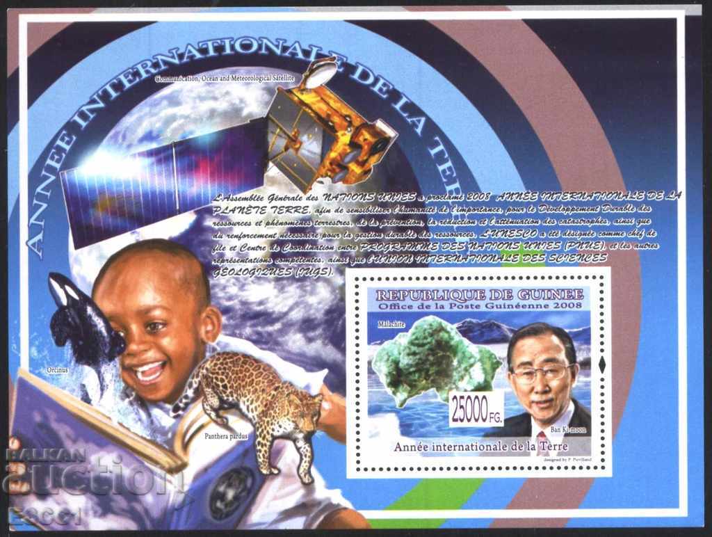 Чист блок Международната година на Земята 2008 от  Гвинея