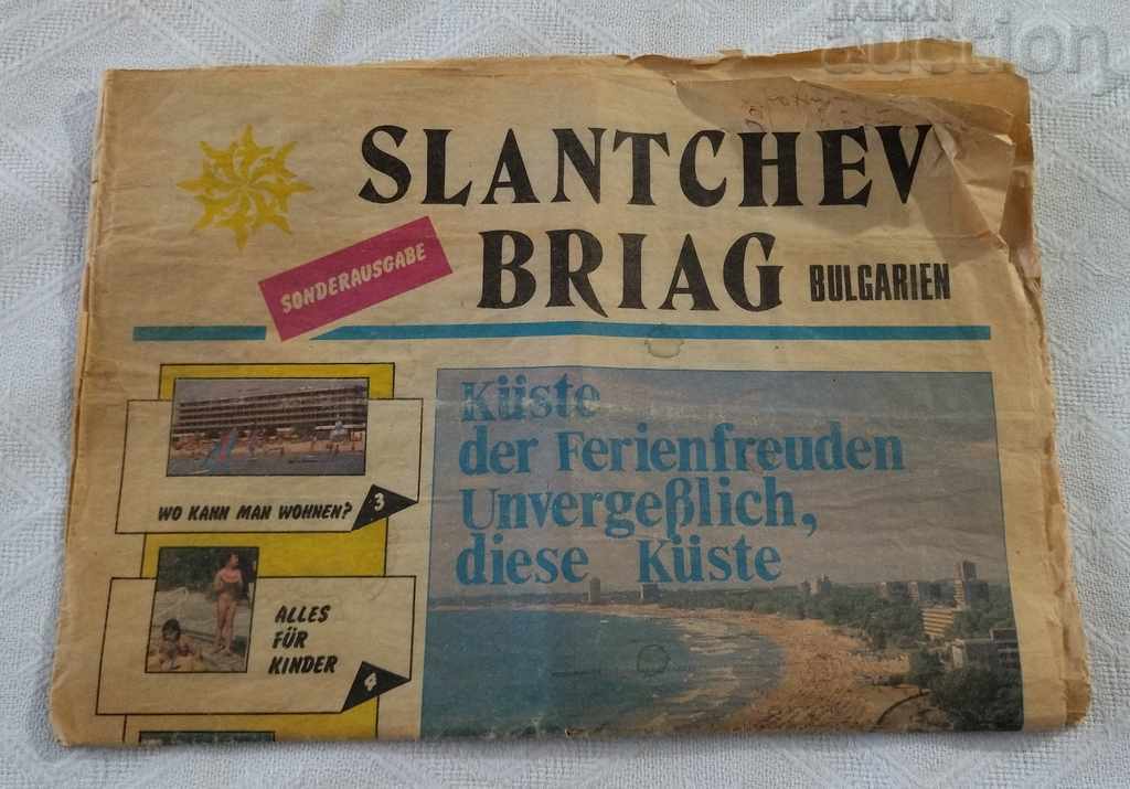 "SUNNY BEACH" NEWSPAPER ADVERTISEMENT FOR GERMAN TOURISTS 197 .. - 6