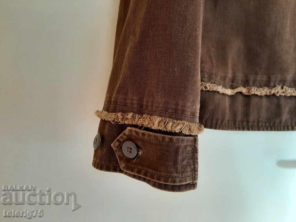 Original 'HANDS' Denim Jacket-Saturated Brown-XXL - 5 Original 'HANDS' Denim Jacket-Saturated Brown-XXL - 5