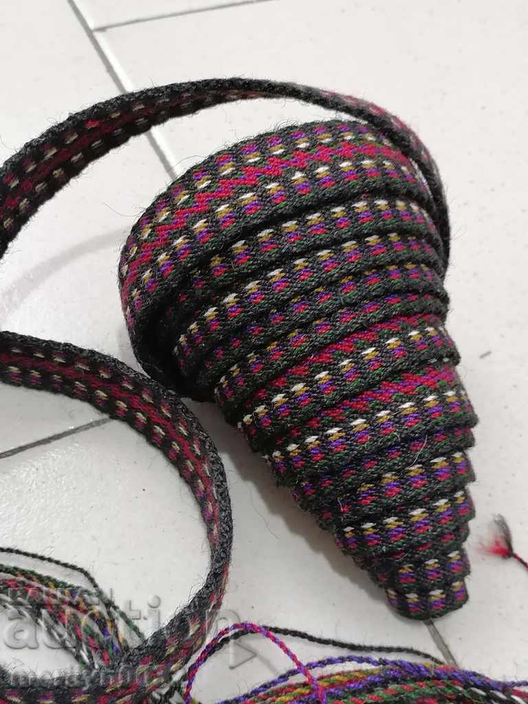 An old hand-knotted belt, belt, belt costume