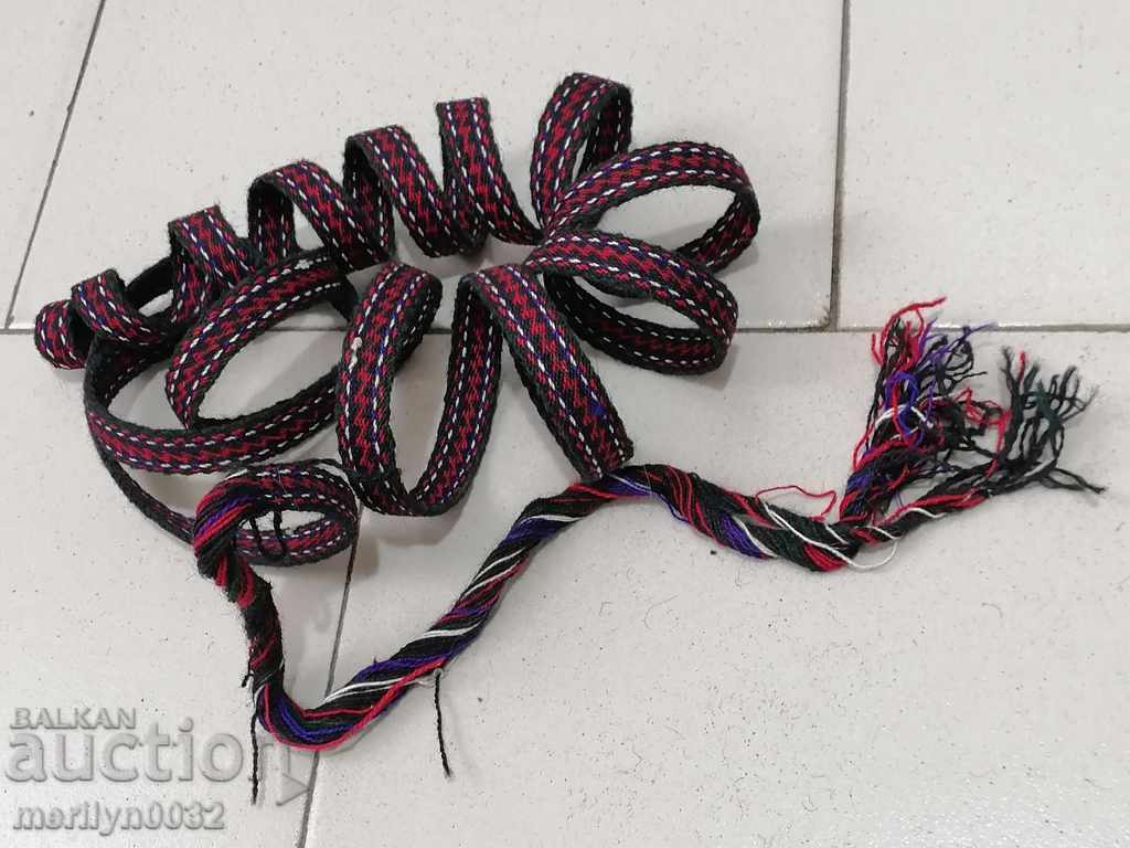 Old handwoven belt, girdle, costume belt with price 69.90 BGN | € 35.74