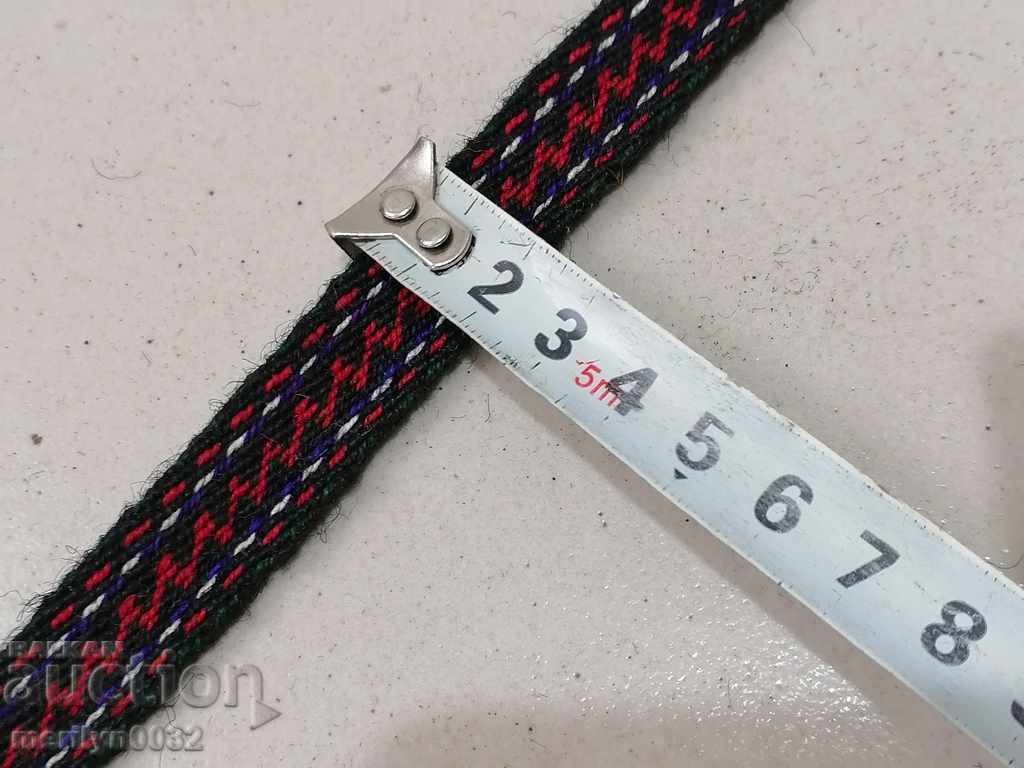 Auction  Old handwoven belt, girdle, costume belt