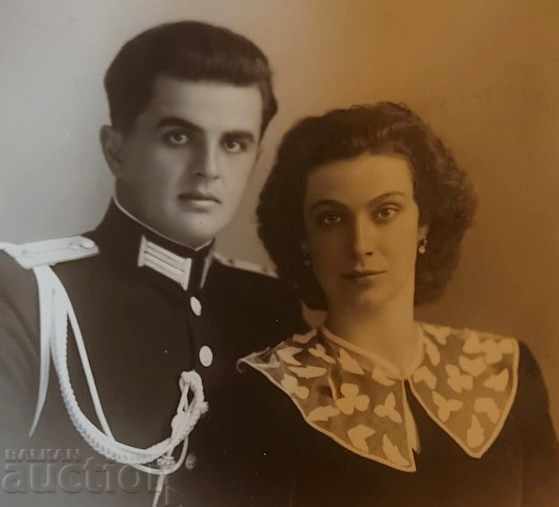 1939 OLD FAMILY PHOTO PHOTO OFFICER KINGDOM OF BULGARIA