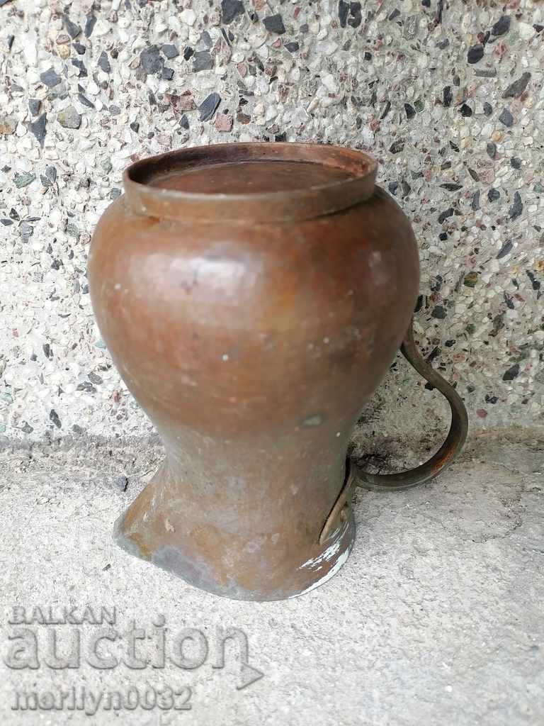 Copper tin tin baker, copper bowl glass goblet - 6 Copper tin tin baker, copper bowl glass goblet - 6