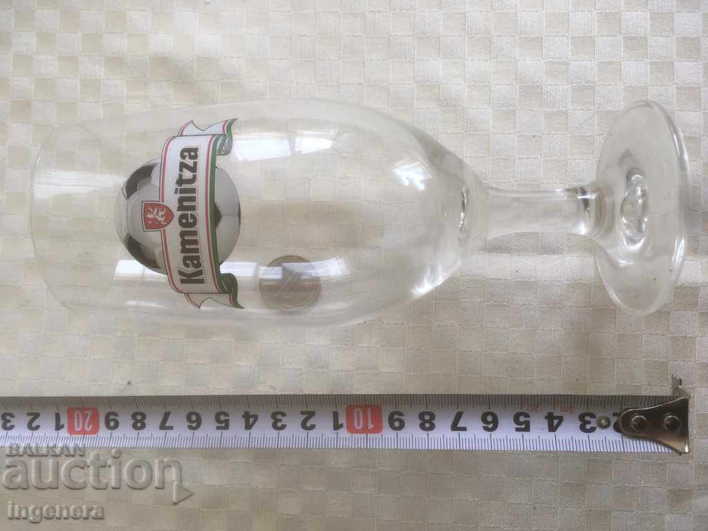 BEER GLASS GLASS ADVERTISING GLASS with price 6.00 BGN | € 3.07 BEER GLASS GLASS ADVERTISING GLASS with price 6.00 BGN | € 3.07