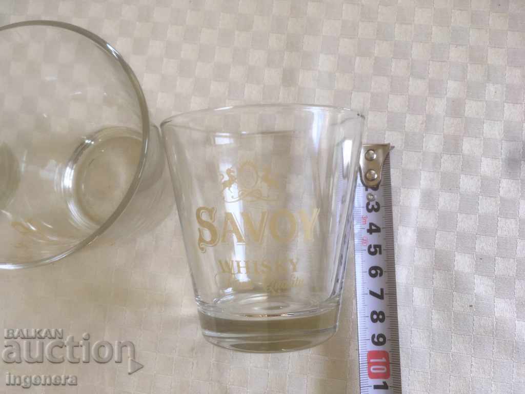 Auction GLASS WHISKEY GLASS GLASSES-3 PCS ADVERTISING LOGO Auction GLASS WHISKEY GLASS GLASSES-3 PCS ADVERTISING LOGO