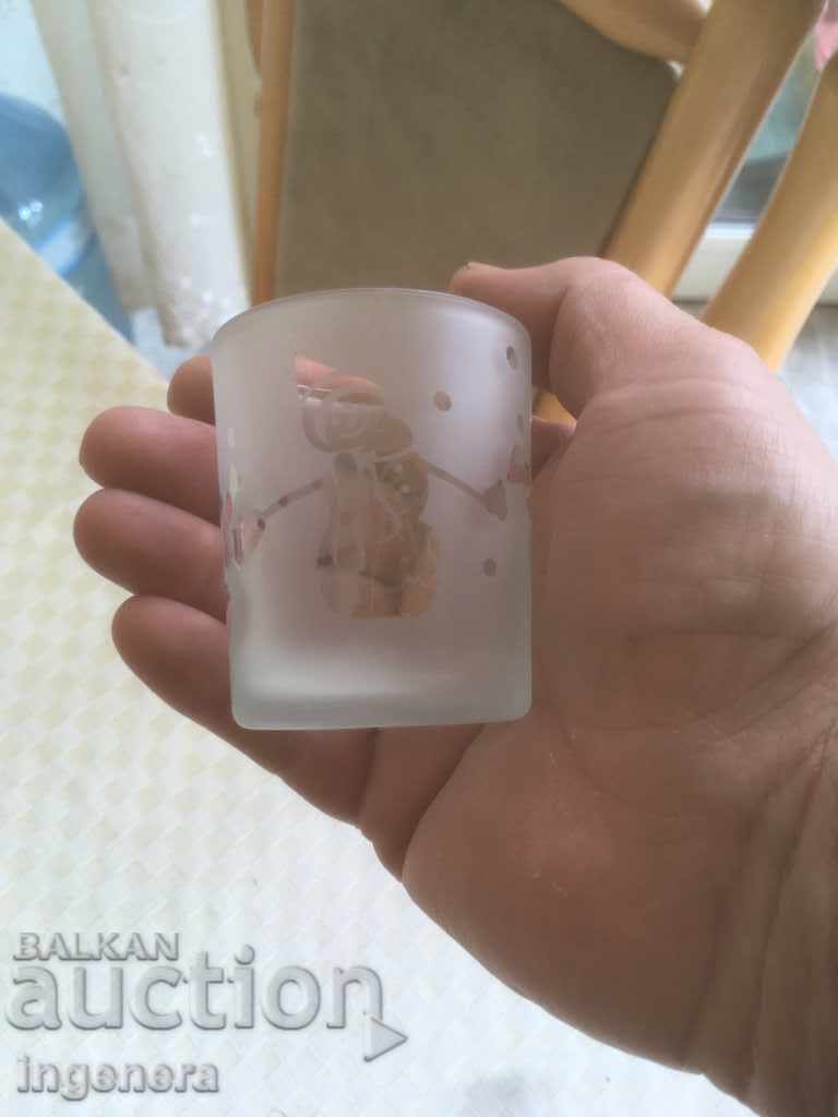 Delivery of GLASS GLASSES GLASS ORNAMENTS FOR BRANDY CHRISTMAS-6 PCS Delivery of GLASS GLASSES GLASS ORNAMENTS FOR BRANDY CHRISTMAS-6 PCS