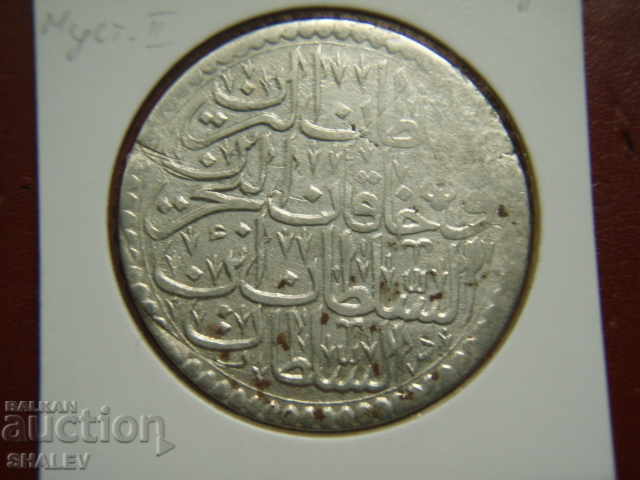 1 Piastru 1703 (AH1106-1115/AD1695-1703) Turcia (Mustafa II) - 6