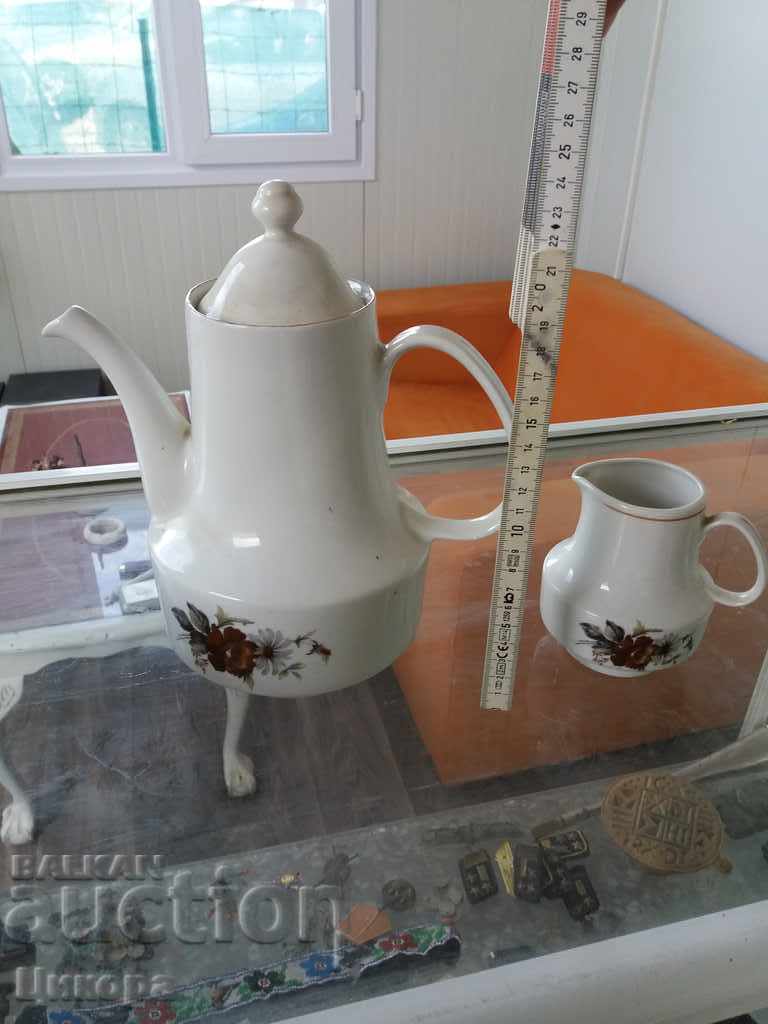 PORCELAIN SERVICE KETTLE LATIERA with price 30.00 BGN | € 15.34 PORCELAIN SERVICE KETTLE LATIERA with price 30.00 BGN | € 15.34