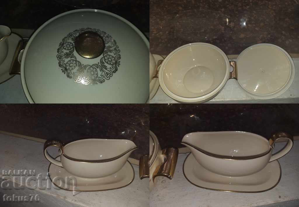 Σετ πορσελάνης από tureen και δύο πιατάκια PMR Bavaria - 6 Σετ πορσελάνης από tureen και δύο πιατάκια PMR Bavaria - 6