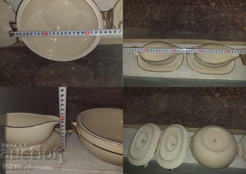 Σετ πορσελάνης από tureen και δύο πιατάκια PMR Bavaria - 7 Σετ πορσελάνης από tureen και δύο πιατάκια PMR Bavaria - 7