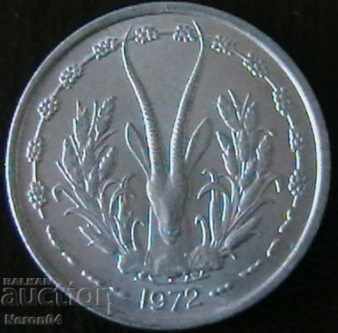 1 franc 1972, West African States with price 4.99 BGN | € 2.55 1 franc 1972, West African States with price 4.99 BGN | € 2.55