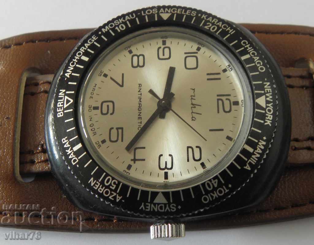 RARE RUHLA MEN'S WATCH with price 249.99 BGN | € 127.82 RARE RUHLA MEN'S WATCH with price 249.99 BGN | € 127.82