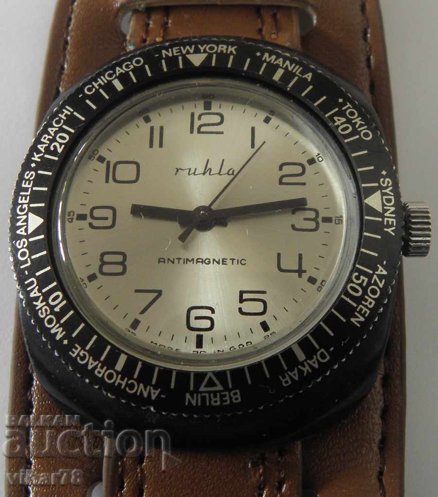 Auction RARE RUHLA MEN'S WATCH Auction RARE RUHLA MEN'S WATCH