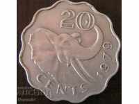 20 cents 1979, Swaziland