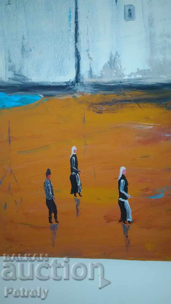 Delivery of Oil canvas 118-118cm Delivery of Oil canvas 118-118cm