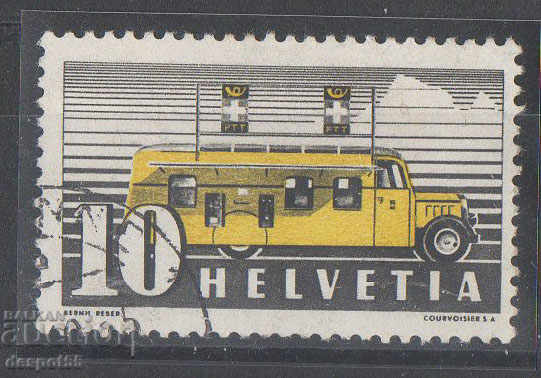 1937. Switzerland. Post car.