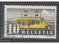 1937. Switzerland. Post car.