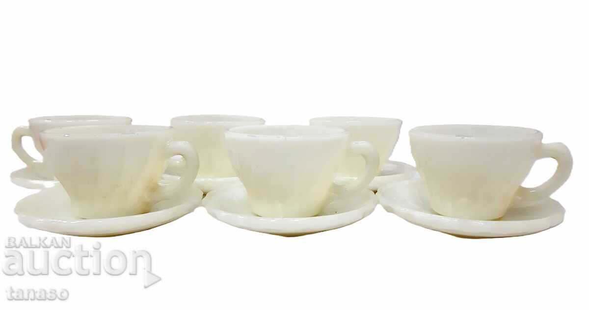 Tea set - 6 cups with 6 saucers (2.2) with price 50.00 BGN | € 25.56