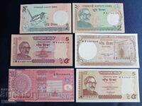 Παρτίδα 6 τραπεζογραμμάτια Μπαγκλαντές UNC